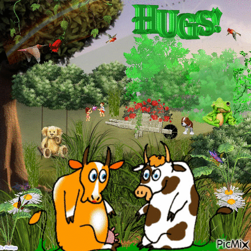 hugs - GIF animado grátis