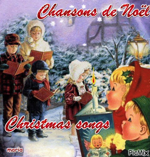 Christmas songs - Bezmaksas animēts GIF