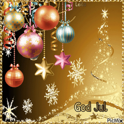 Merry Christmas. Christmas balls. Gold - Nemokamas animacinis gif