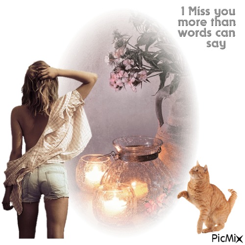 I MissYou More Than Words Can Say - PNG gratuit
