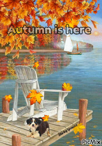 Autumn is here - Animovaný GIF zadarmo