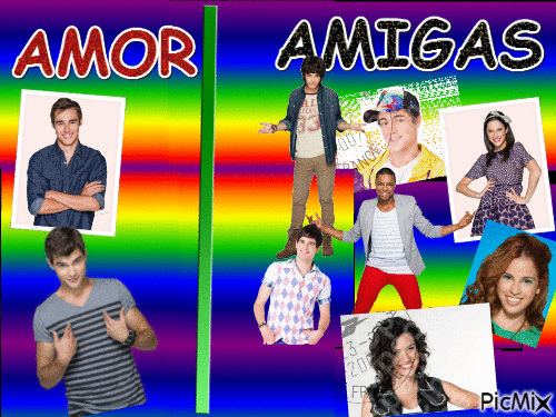 AMOR AMIGAS - Безплатен анимиран GIF