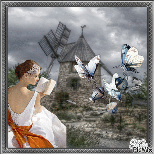Papillons blancs ( - 無料のアニメーション GIF