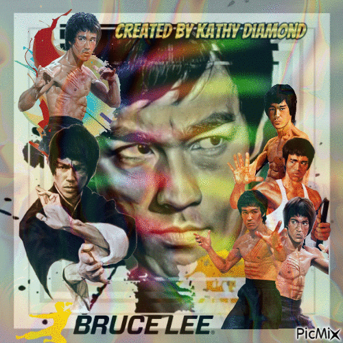Bruce Lee - Бесплатный анимированный гифка