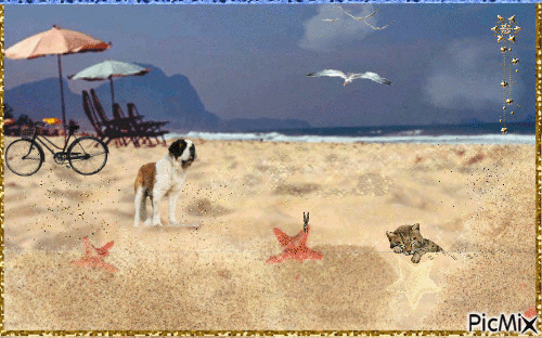 Día de playa - Bezmaksas animēts GIF