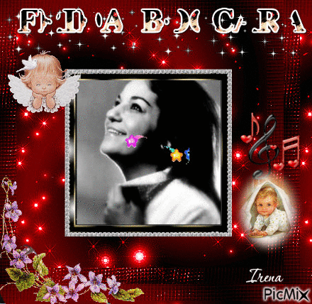 Frida Boccara - GIF animado gratis