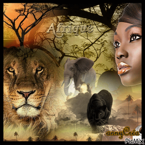 L'Afrique - GIF animado gratis