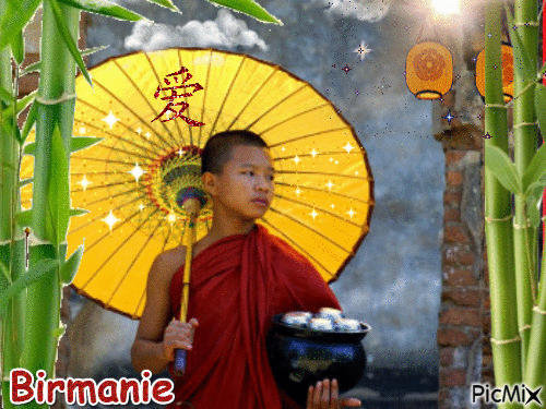 Birmanie - GIF animado grátis