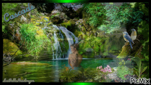 Cascades - GIF animado grátis