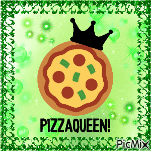 Pizza Queen - Ingyenes animált GIF
