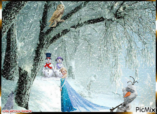 la reine des neiges - Ücretsiz animasyonlu GIF
