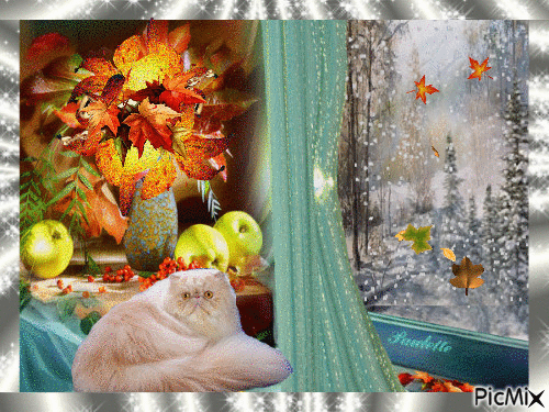 bouquet d'automne - Ilmainen animoitu GIF