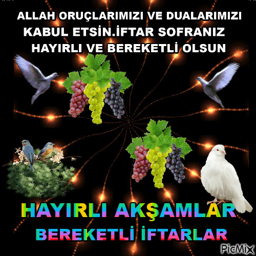 HAYIRLI İFTARLAR - Бесплатный анимированный гифка