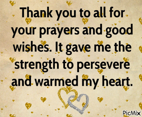 Thank you for your prayers - Free animated GIF