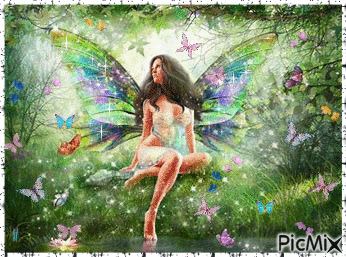 Butterfly Fairy! - Free animated GIF