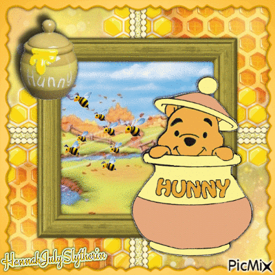 ♠♥♠Cute Little Hunny Pot Winnie♠♥♠ - GIF animado grátis