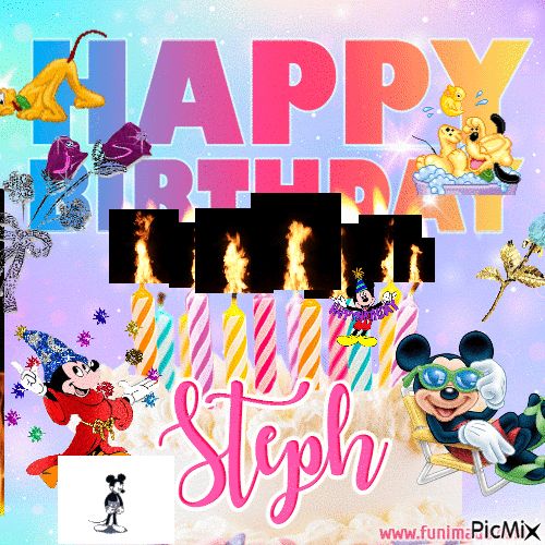 Happy Birthday Steph! - Безплатен анимиран GIF