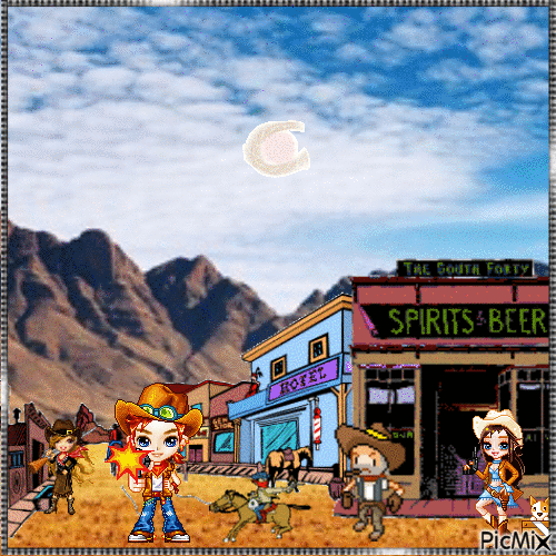 Old Wild West - 無料のアニメーション GIF