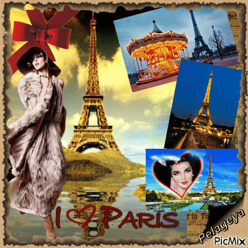 💒 🌇 🌆 🏤 ❤конкурс "J'adore Paris" - GIF animé gratuit