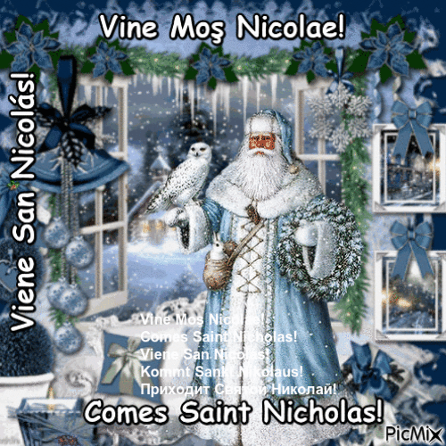 Comes Saint Nicholas!1 - Бесплатный анимированный гифка