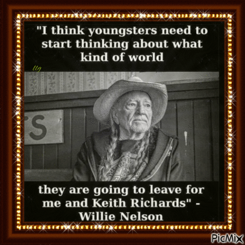 Willie Nelson - Бесплатный анимированный гифка