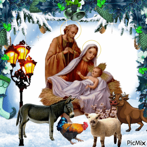 Nativity of Jesus - Gratis geanimeerde GIF