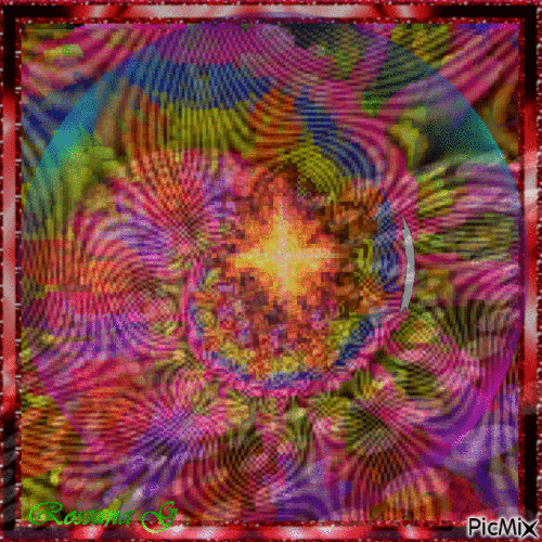 psychedelic art - Ilmainen animoitu GIF