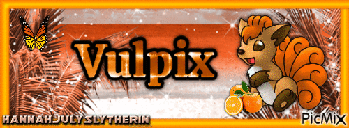 Vulpix - {Banner} - Безплатен анимиран GIF