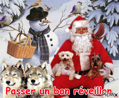 Bon Réveillon de Noël :) - Animovaný GIF zadarmo