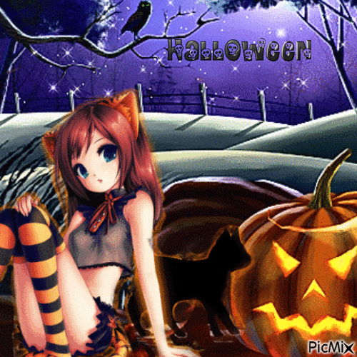 manga halloween - Free animated GIF - PicMix