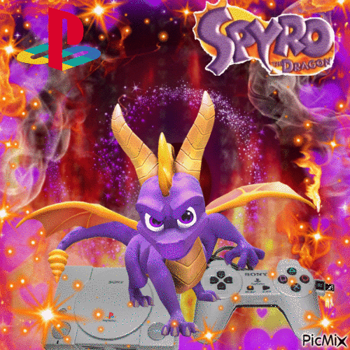 Playstation Spyro Style - Бесплатный анимированный гифка