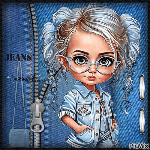 I Love Jeans - Бесплатный анимированный гифка