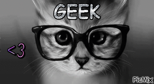 Chat geek - Free animated GIF