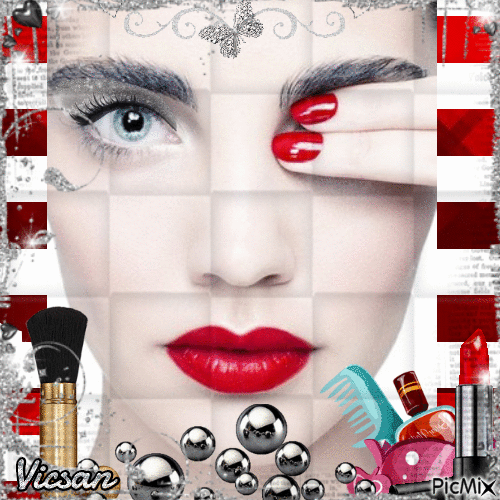 Maquillaje y accesorios - Free animated GIF