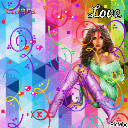 love colors 2 - GIF animé gratuit