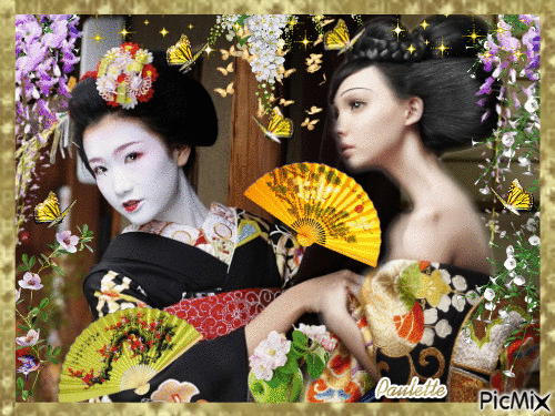 geishas - Besplatni animirani GIF