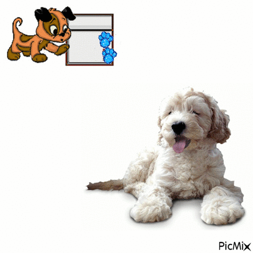 ébauche chien - Animovaný GIF zadarmo