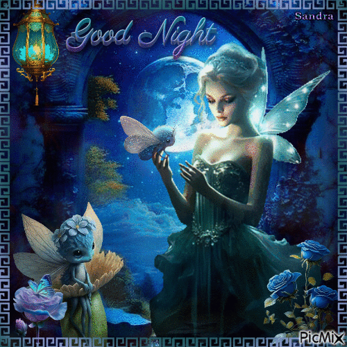 Fairy/Good Night - GIF animado grátis