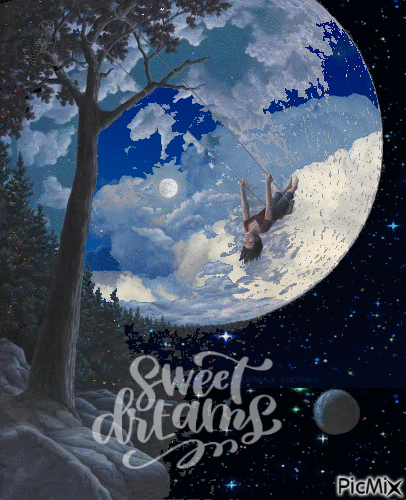 Sweet dreams - GIF animado grátis