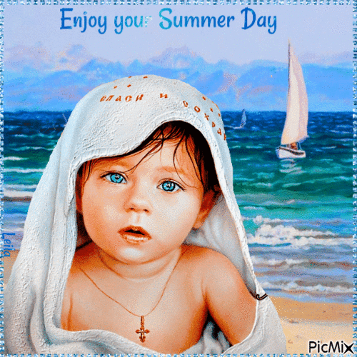 Enjoy your Summer Day - Бесплатный анимированный гифка