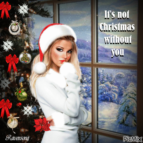 It's not Christmas without you - GIF animado grátis
