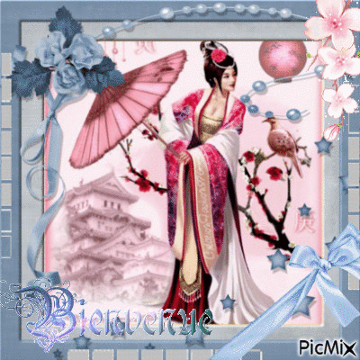 ♥ Jolie Geisha ♥ - Darmowy animowany GIF