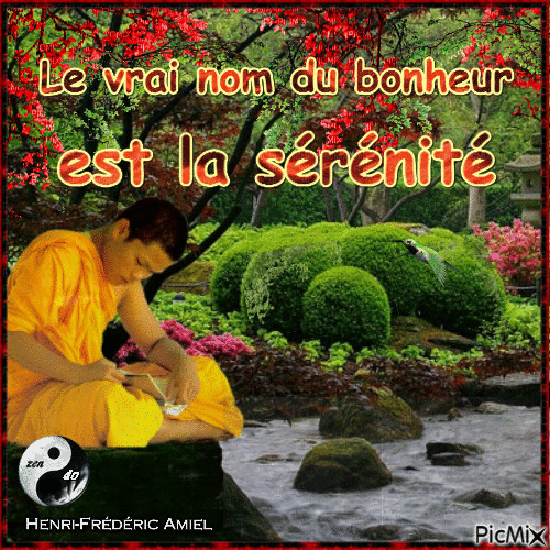 La Sérénité * - Bezmaksas animēts GIF