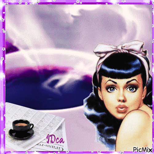 Café vintage - Zdarma animovaný GIF