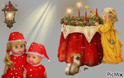 CHRISTMAS OF THE CHILDREN - GIF เคลื่อนไหวฟรี