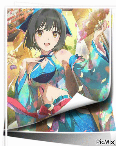 Kimono Girl - Gratis geanimeerde GIF