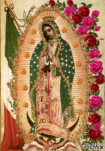 Virgen de Guadalupe - Animovaný GIF zadarmo