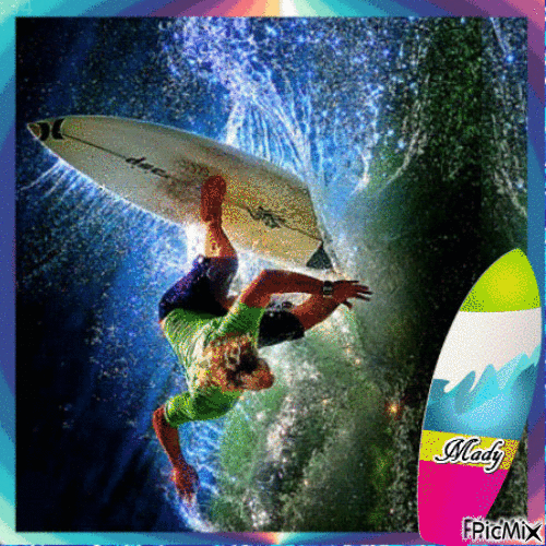surf - Ilmainen animoitu GIF