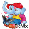 слоник - GIF animasi gratis