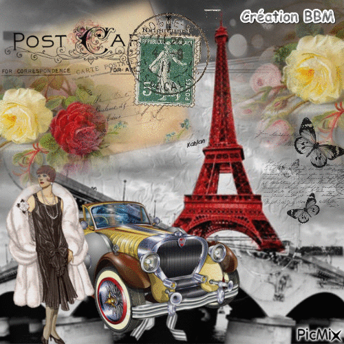 Paris par BBM - Darmowy animowany GIF